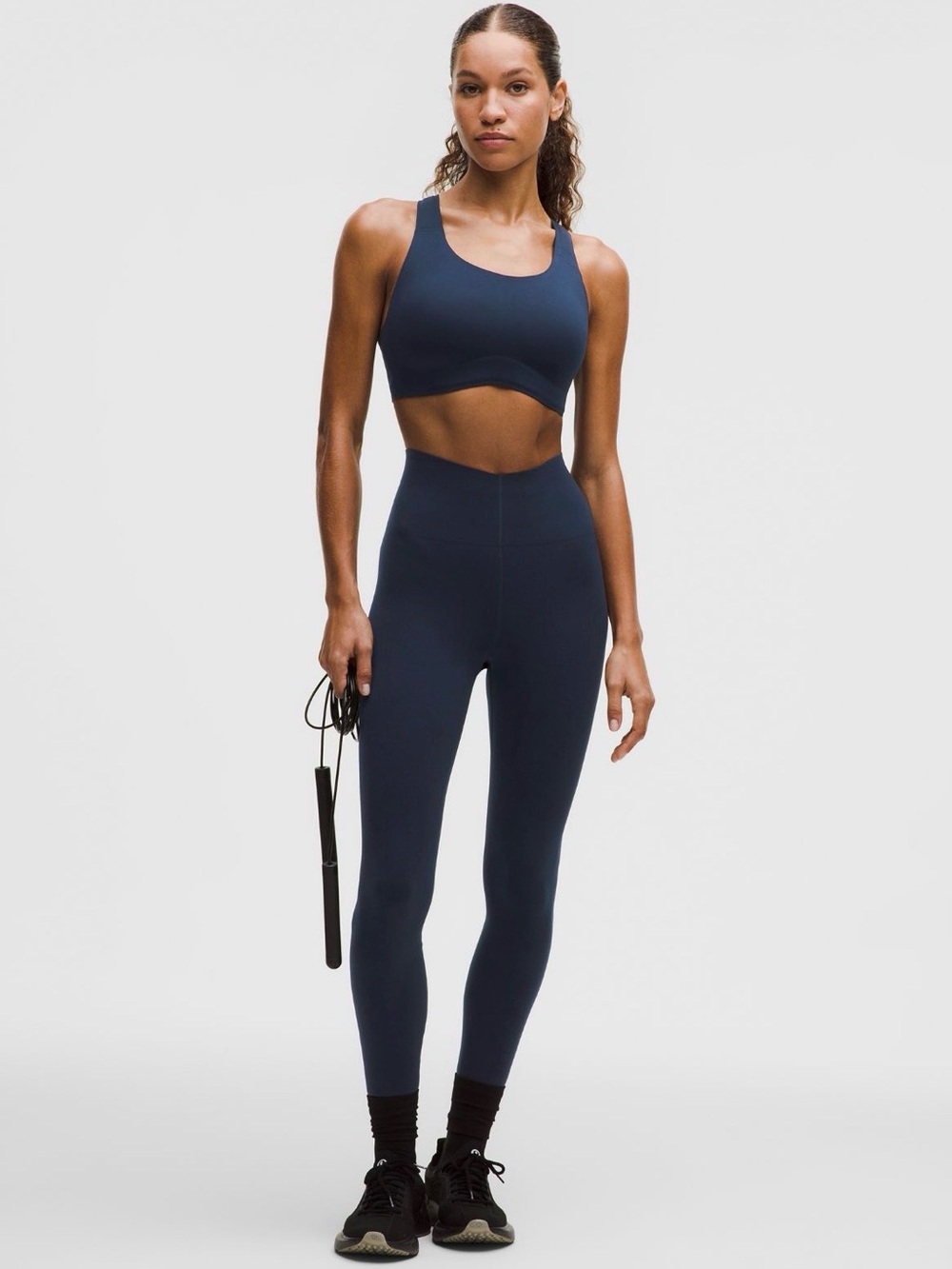 lululemon Glow Up Super High Rise Leggings True Navy 25”